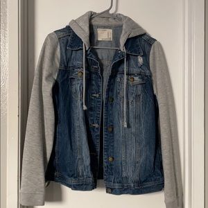 Jean Jacket w/ Hoodie